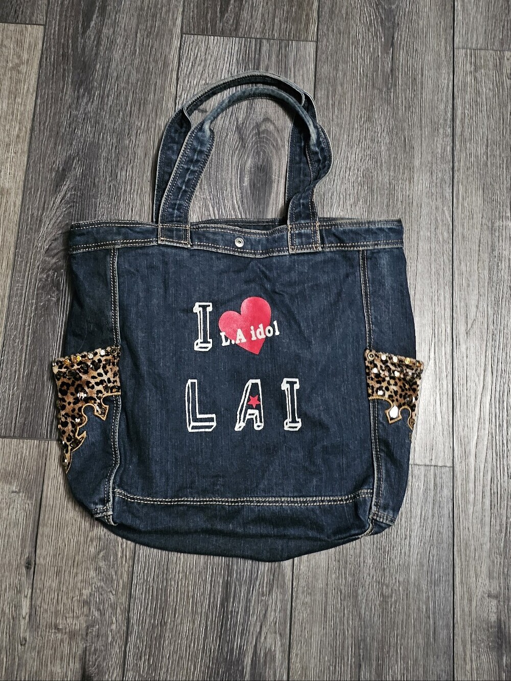 L.A. Idol Denim Tote Bag